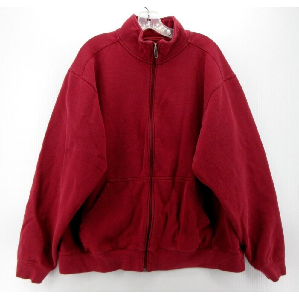VINTAGE LL Bean Sweatshirt XL Fleece Lined Jacket Outdoor Heavy Y2K